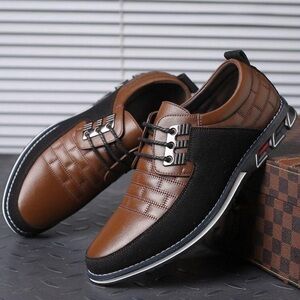 NEW Gatsby Oxford Derby Orthopedic PU Leather Shoes Casual Dress Sneakers US 10W